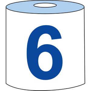 Produktbild für Putztuchrolle Tork Reflex, 473391, M4, Recyclingpapier, blau