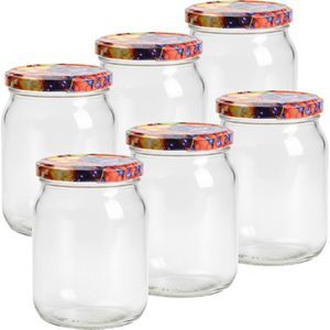 Einmachglas Böttcher-AG Obstdekor, mit Schraubdeckel