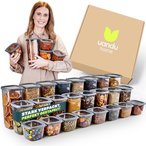 Vorratsdose uandu 24 Mix grau, aus Kunststoff