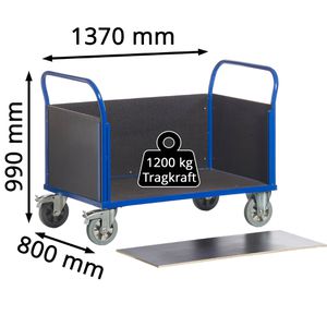 Produktbild für Transportwagen Rollcart Vierwandwagen, 02-1378