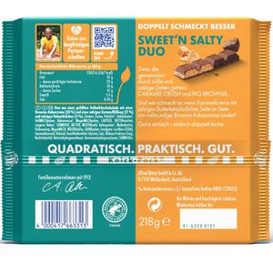 Produktbild für Tafelschokolade Ritter-Sport Sweet n Salty Duo