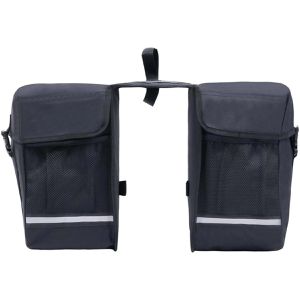 Produktbild für Gepäckträgertasche vidaXL 93251, schwarz, 35 Liter
