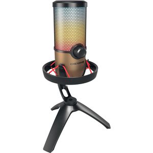 Mikrofon CHERRY UM 9.0 PRO RGB, schwarz-kupfer