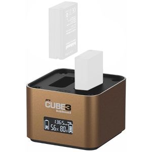 Kamera-Akku-Ladegerät Hähnel ProCube3 Olympus