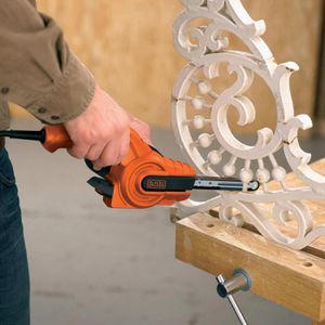 Produktbild für Bandfeile Black+Decker KA900E-QS, Netzbetrieb