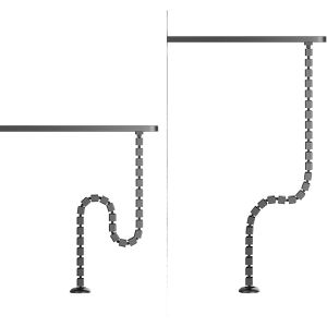 Produktbild für Kabelführung Neomounts ADS06-132BL, magnetisch, schwarz