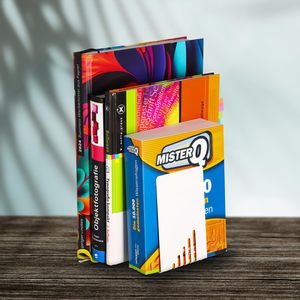 Produktbild für Buchstütze Wedo 1021000, schmal, weiß