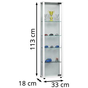 Produktbild für Glasvitrine VCM Edana Mini, stehend