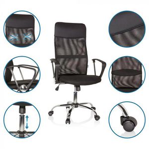 Produktbild für Bürostuhl hJh-OFFICE PURE NET, 621900