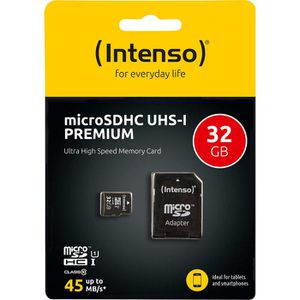 Produktbild für Micro-SD-Karte Intenso Premium 3423480, 32GB