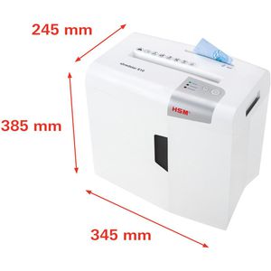 Produktbild für Aktenvernichter HSM shredstar S10, 1042121, weiß