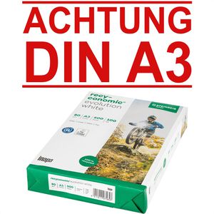 Kopierpapier Inapa Recyconomic Evolution White, A3