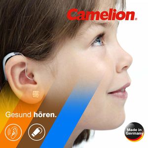 Produktbild für Hörgerätebatterie Camelion ZincAir A312