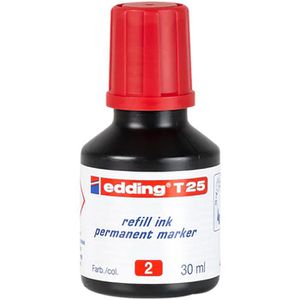 Nachfülltusche Edding T25, rot