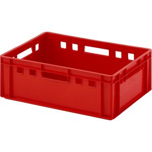 Produktbild für Eurobox AUER Fleischkiste E2, rot, 40 Liter, lebensmittelecht