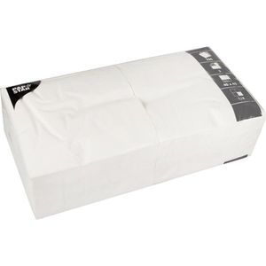 Servietten Papstar 14479, weiß