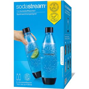 Produktbild für Sprudelflasche Sodastream Fuse DuoPack, schwarz