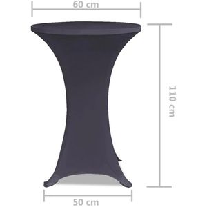 Produktbild für Tischhusse vidaXL Stretch, 131428, Ø 60 cm