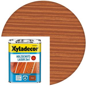 Xyladecor Holzlasur Holzschutz-Lasur 2in1, 0,75l, außen, mahagoni, matt