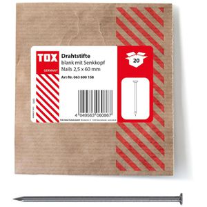 Nägel Tox 063600158, 2,5 x 60mm