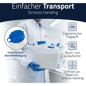 Produktbild für Wasserkanister Hünersdorff 817110, Weithalskanister