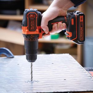 Produktbild für Akku-Schlagbohrschrauber Black+Decker BDCHD18K-QW
