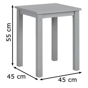 Produktbild für Beistelltisch Inter-Link Stellan, 13086900, grau, Massivholz