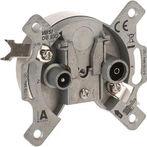 Produktbild für Antennendose Busch-Jaeger 0230-102, 5 dB, für SAT, TV, BK