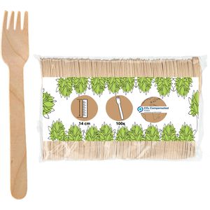 Einwegbesteck Biozoyg DSE06298, Holz