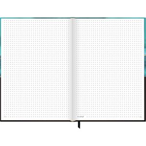 Produktbild für Notizbuch paper&amp;you Shiny Teal, 8213-3, Karton Softcover