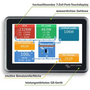 Produktbild für Kontrollanzeige Victron Ekrano GX