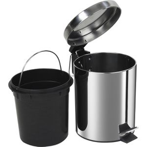 Produktbild für Mülleimer Böttcher-AG silber