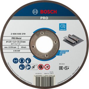 Trennscheibe Bosch PRO Metal, A 46 S BF, Bohrungs-Ø 22,23 mm