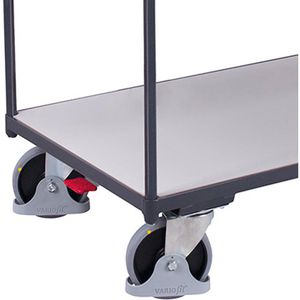 Produktbild für Tischwagen VARIOfit sw-600.562, ESD, Metall &amp; Holz