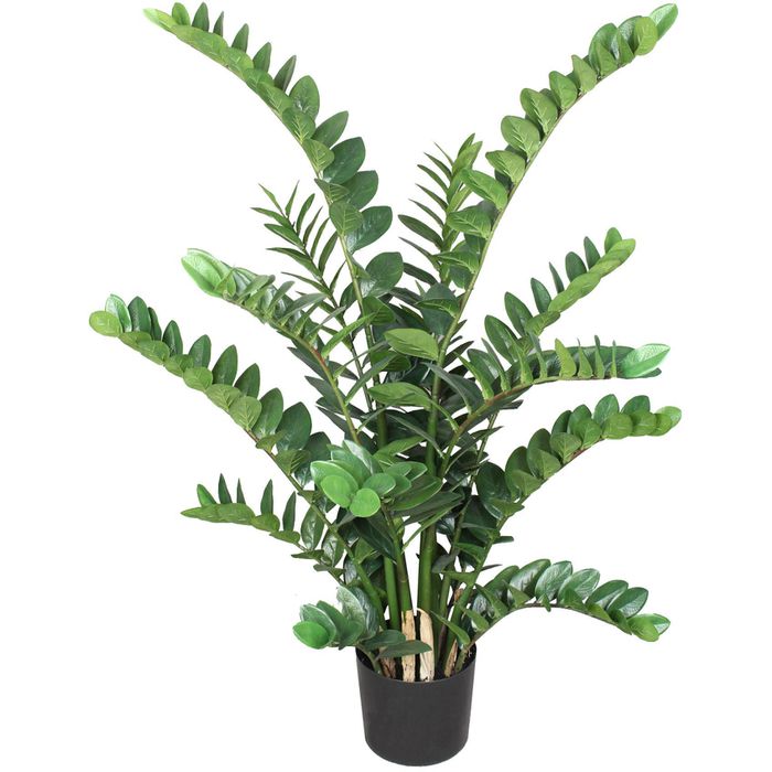 Creativ-green Kunstpflanze Zamiifolia, Höhe 130 cm, Glücksfeder, im Topf –  Böttcher AG