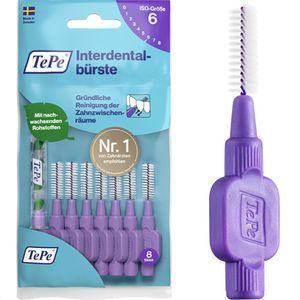 Interdentalbürsten TePe Original Lila, ISO-Größe 6