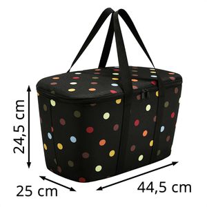 Produktbild für Kühltasche Reisenthel Coolerbag dots, faltbar