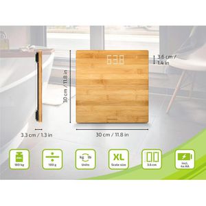 Produktbild für Personenwaage Soehnle Style Sense Bamboo Magic