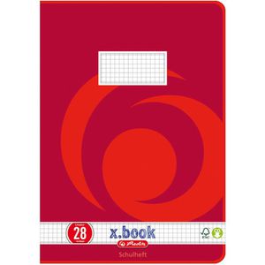 Produktbild für Schulheft Herlitz 3322807 x-book, ab 5. Klasse, A4