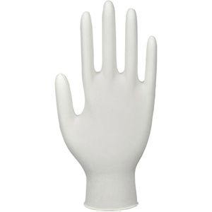 Produktbild für Einmalhandschuhe Abena Classic, weiß, 100 Stück