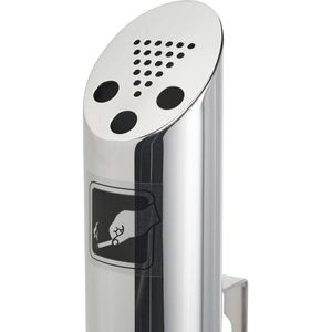 Produktbild für Aschenbecher Böttcher-AG Melbourne, silber, für Outdoor