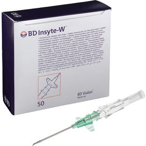 Produktbild für Kanülen BD Insyte-W Venenverweilkatheter mit Flügeln, 50 Stück