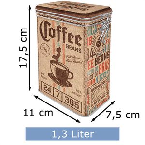 Produktbild für Kaffeedose Nostalgic-Art Coffee Sack, aus Metall