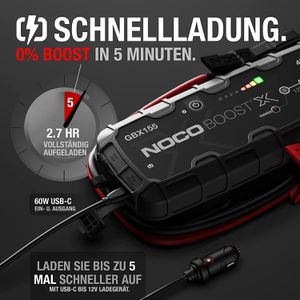 Produktbild für Starthilfe-Powerbank NOCO Boost X GBX155, 12 V