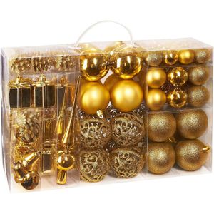 Weihnachtskugeln BRUBAKER 8000.13, gold