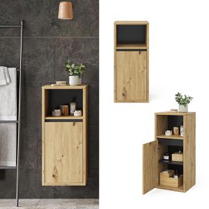 Produktbild für Bad-Hängeschrank Vicco Viola, artisan eiche