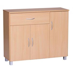 Sideboard Wohnling Jarry WL1.333, aus Holz, buche