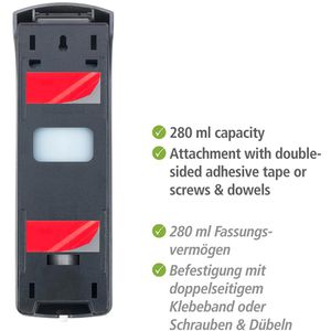 Produktbild für Desinfektionsspender Wenko Ranera, schwarz
