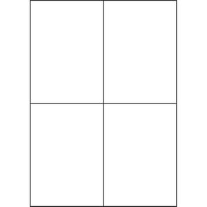 Produktbild für Universaletiketten TopStick labels, 8717, weiß