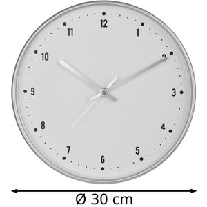 Produktbild für Wanduhr Eurotime 54711-07, Kunststoff, analog, Funkuhr
